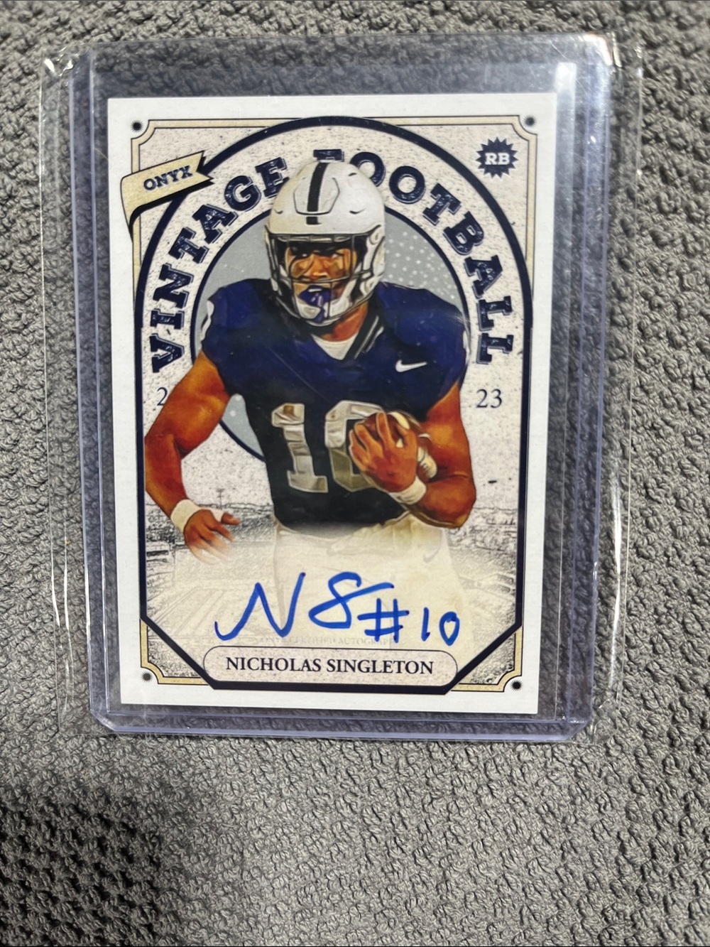 2023 Onyx Autograph (Blue) Nicholas Singleton -